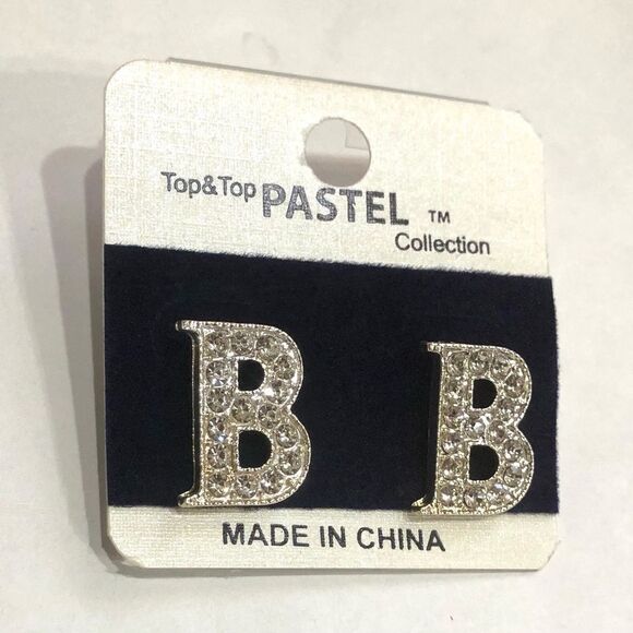Women’s Rhinestone Stud Earrings (a)181 - Picture 1 of 7